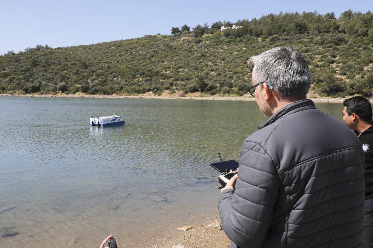 Aydın'da güneş enerjili deniz temizlik aracı üretildi