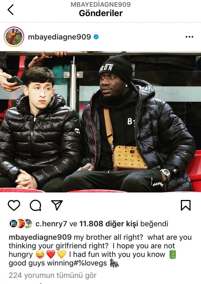 Diagne'den Morutan'a: Kardeşim iyisin değil mi