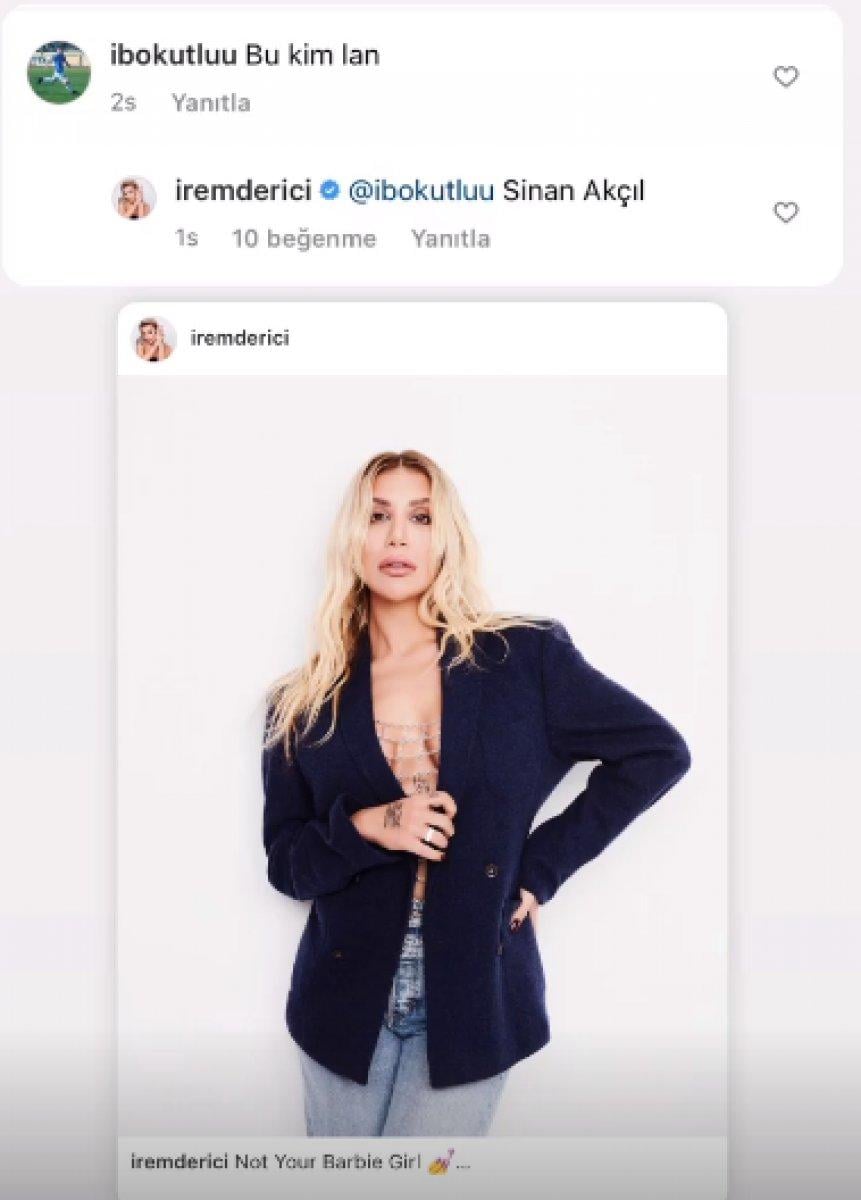 İrem Derici'den sütyensiz paylaşım