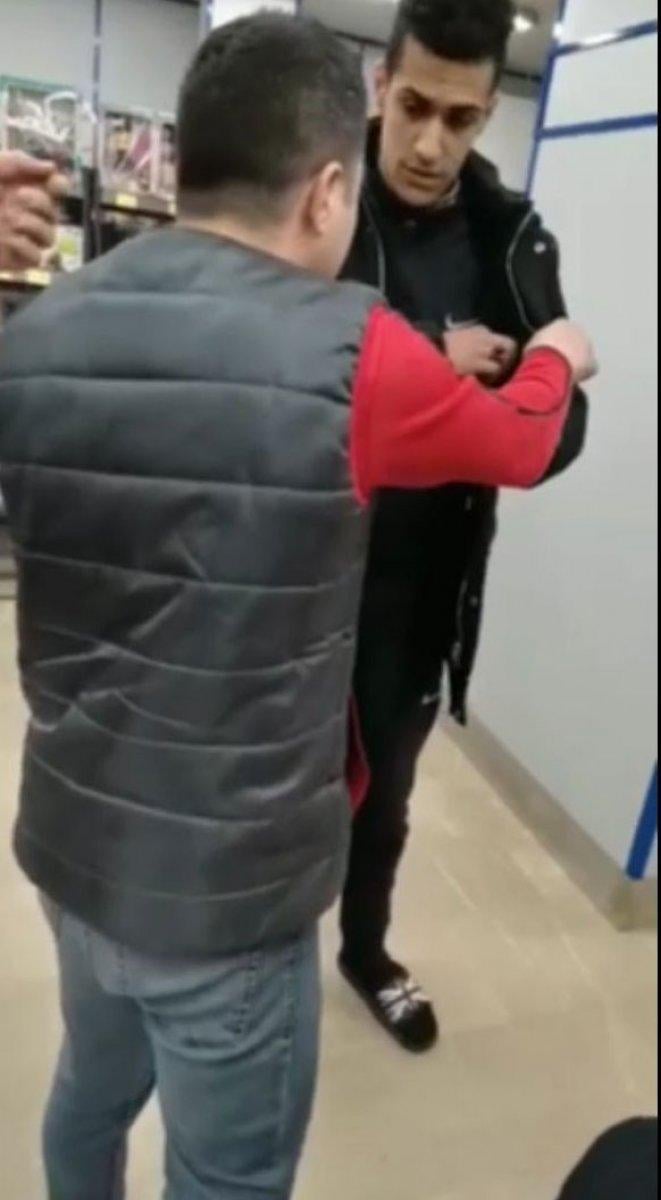 Edirne'de marketten hırsızlık yapan şahıs suçüstü yakalandı