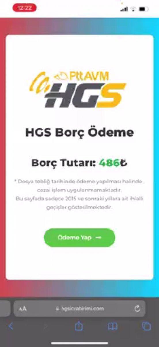 Dolandırıcılıkta yeni yöntem: HGS borcunuz var