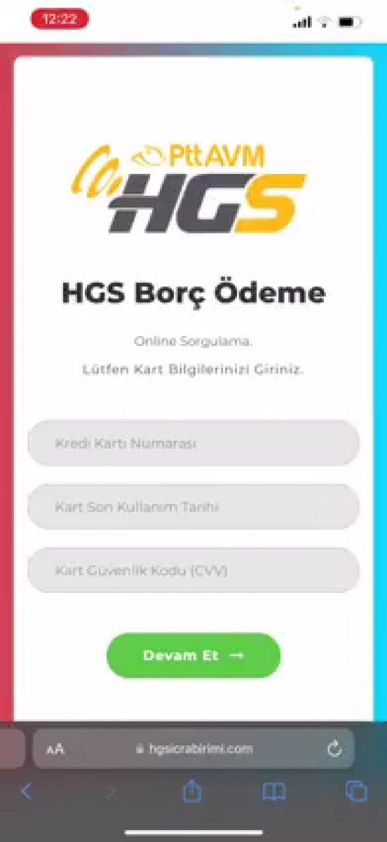Dolandırıcılıkta yeni yöntem: HGS borcunuz var