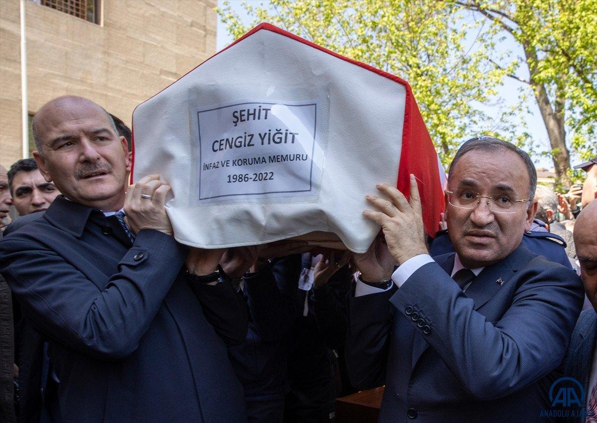 Bursa'da şehit Cengiz Yiğit için cenaze töreni