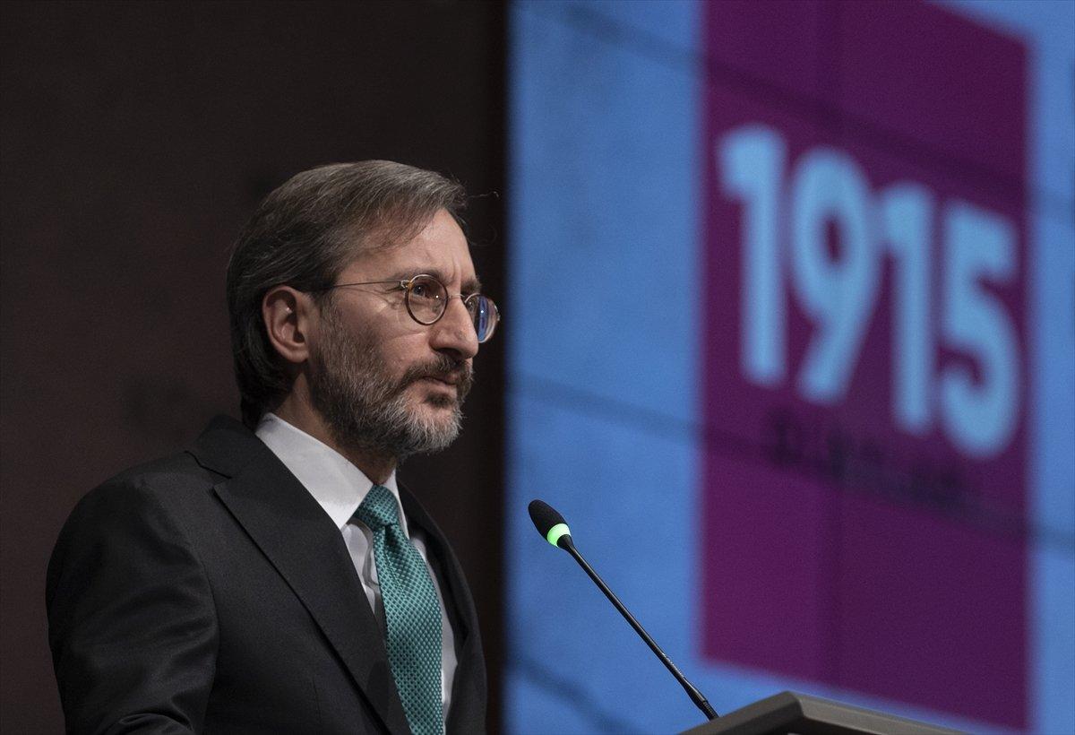 Fahrettin Altun, 1915 Olayları Konferansı'na katıldı