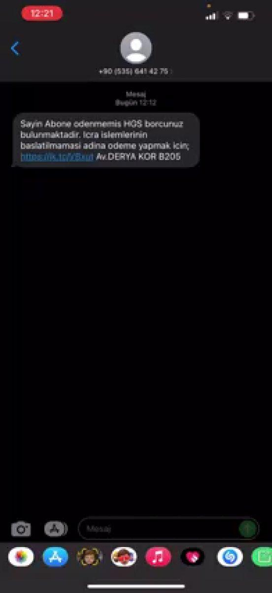 Dolandırıcılıkta yeni yöntem: HGS borcunuz var