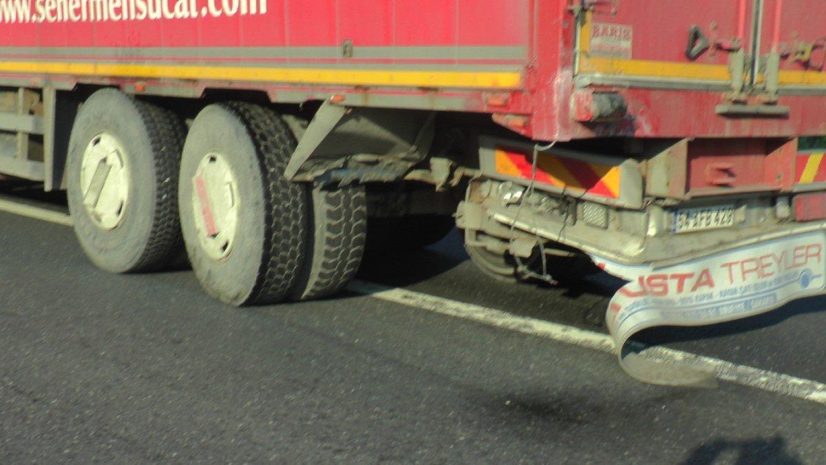 Çekmeköy'de korkunç kaza: Kamyona giren araçta 1 ölü