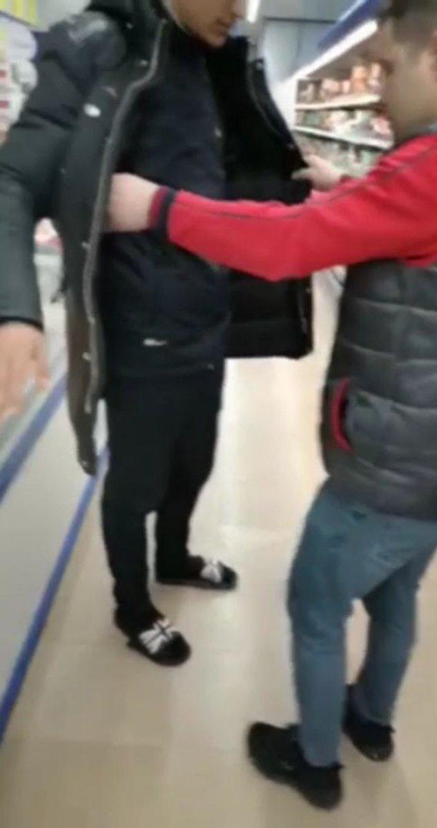 Edirne'de marketten hırsızlık yapan şahıs suçüstü yakalandı