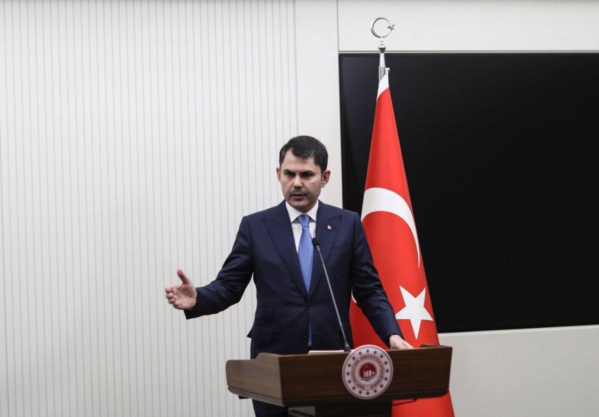 Murat Kurum, AB Komisyonu Başkan Yardımcısı Timmermans'ı kabul etti