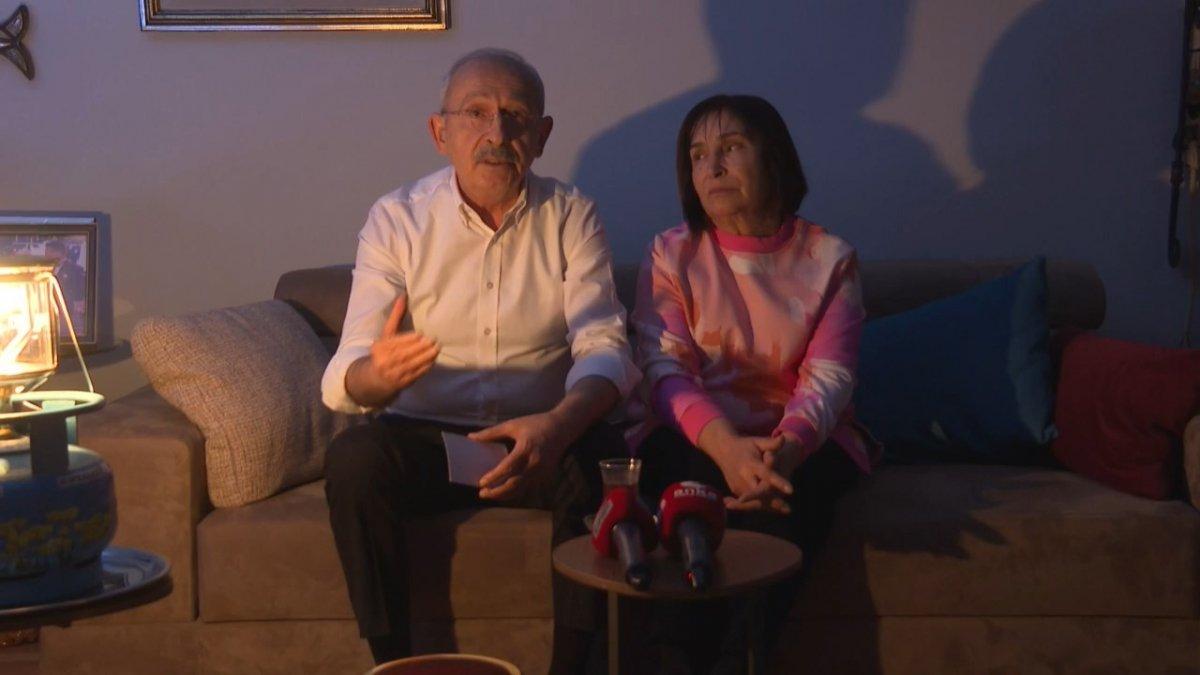 Elektriği kesilen Kemal Kılıçdaroğlu evinden seslendi