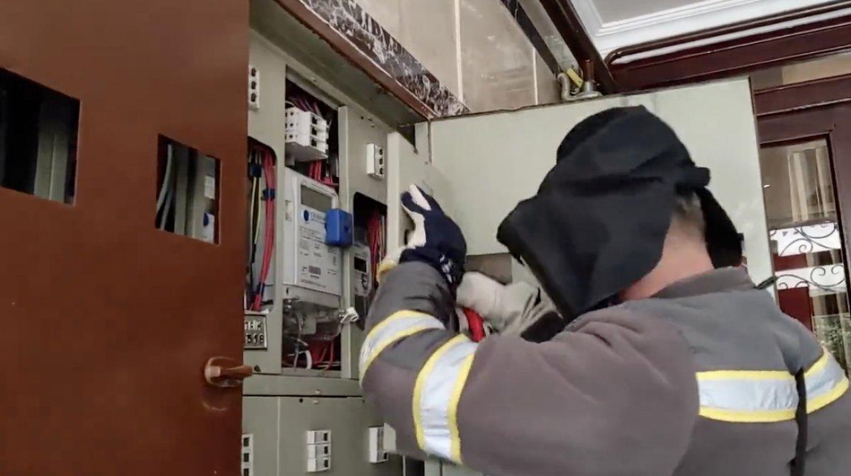 Kemal Kılıçdaroğlu'nun evinin elektriğinin kesilme anları