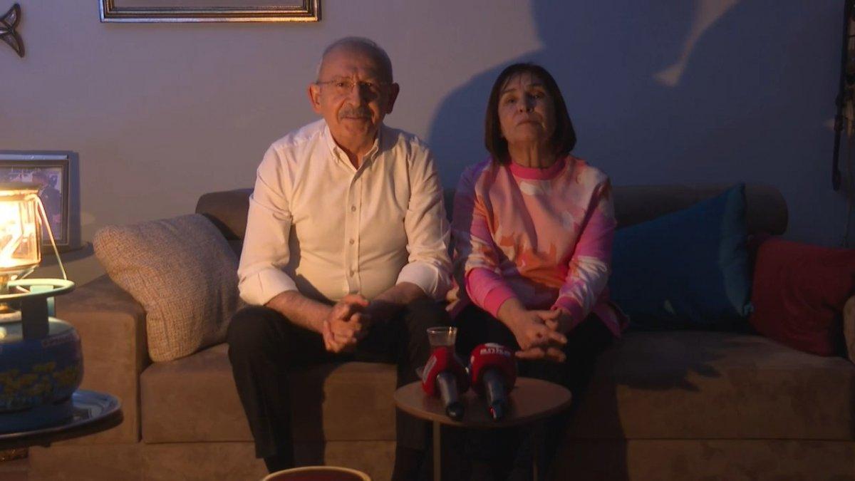 Elektriği kesilen Kemal Kılıçdaroğlu evinden seslendi