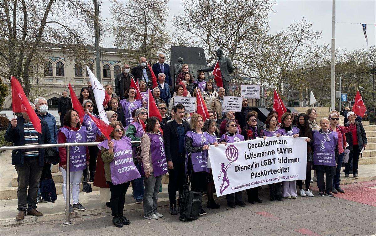Cumhuriyet Kadınları Derneği, Disney+ kanalının LGBT kararını protesto etti