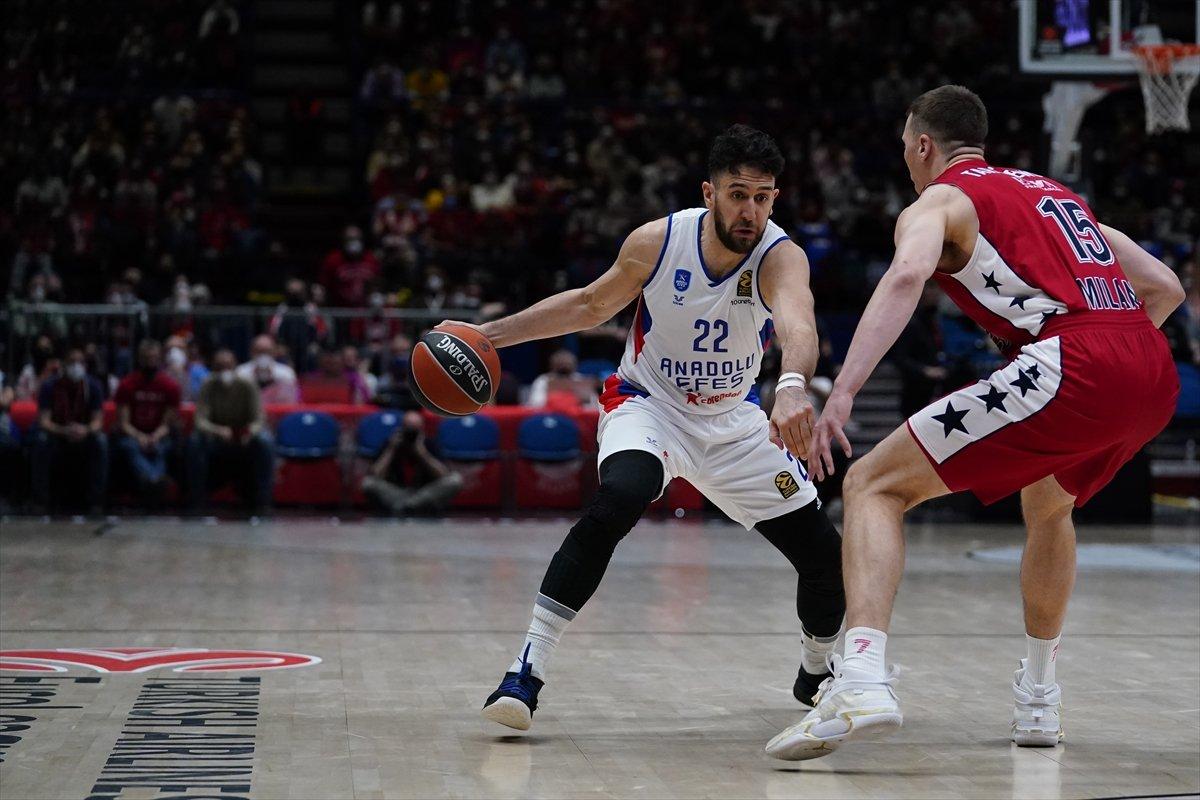 Anadolu Efes EuroLeague'de Milan'a yenildi