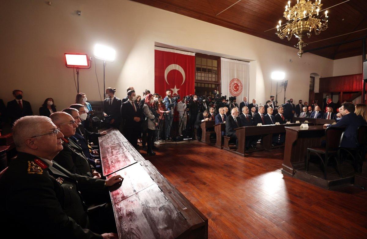 Mustafa Şentop, Birinci Meclis'te konuştu