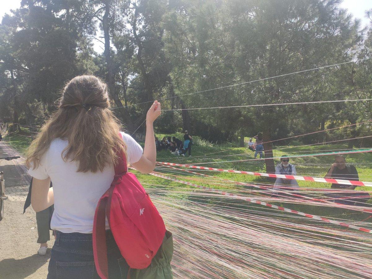 Büyükada geleneği bozulmadı: İp bağlayıp dilek tuttular