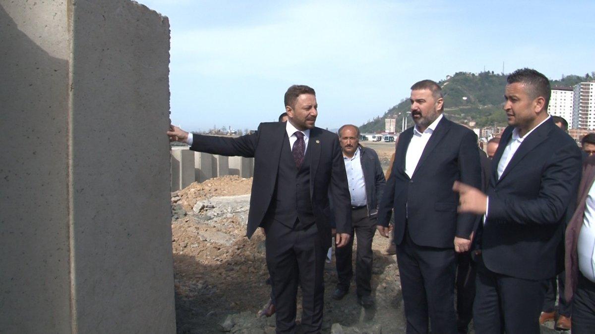 Rize’nin şehir hastanesinin dolgusu devam ediyor