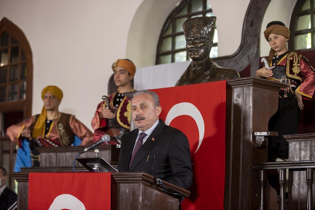 Mustafa Şentop, Birinci Meclis'te konuştu