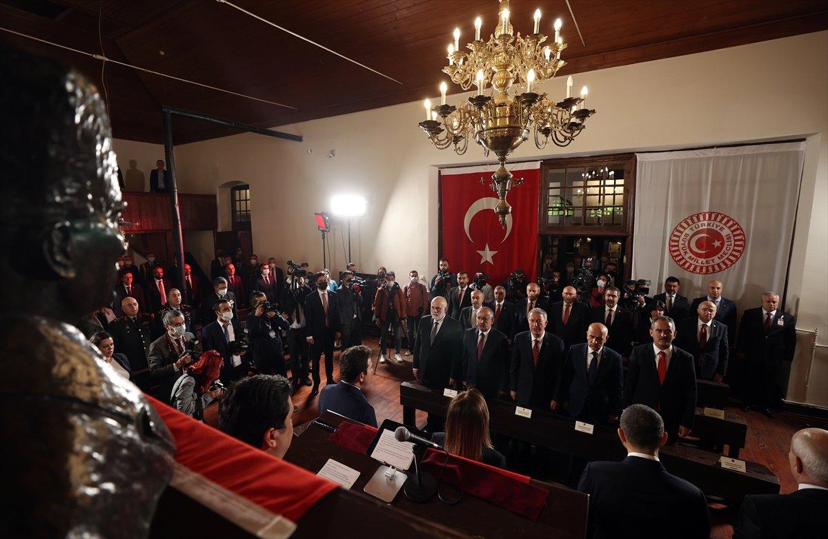 Mustafa Şentop, Birinci Meclis'te konuştu