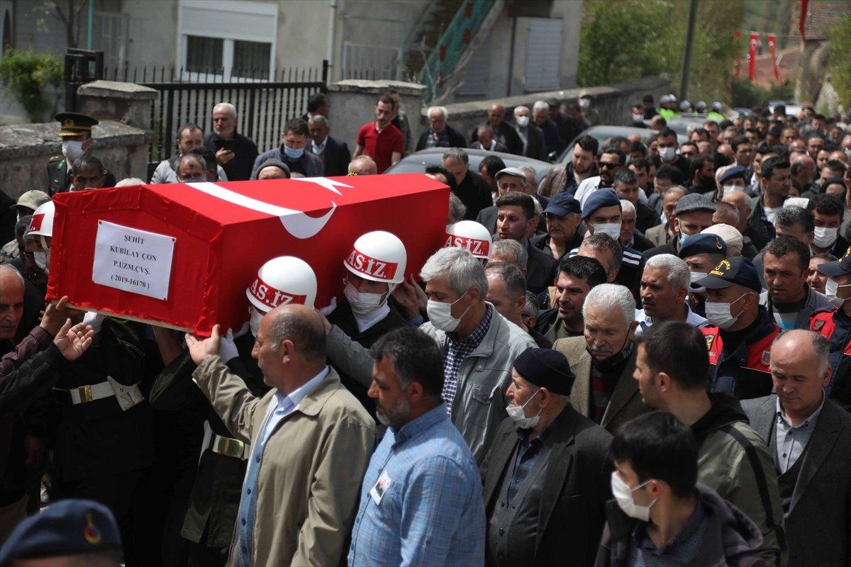 Samsunlu şehit Kubilay Çon'a veda