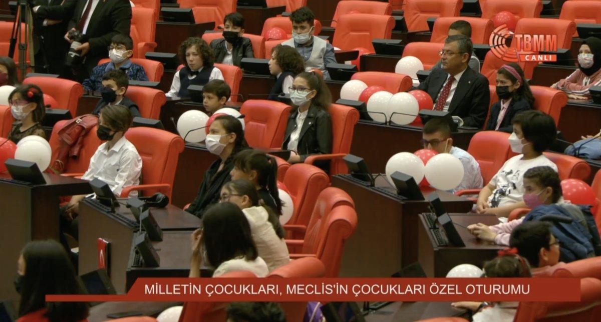 TBMM'deki 23 Nisan özel oturumunda eğlenceli anlar