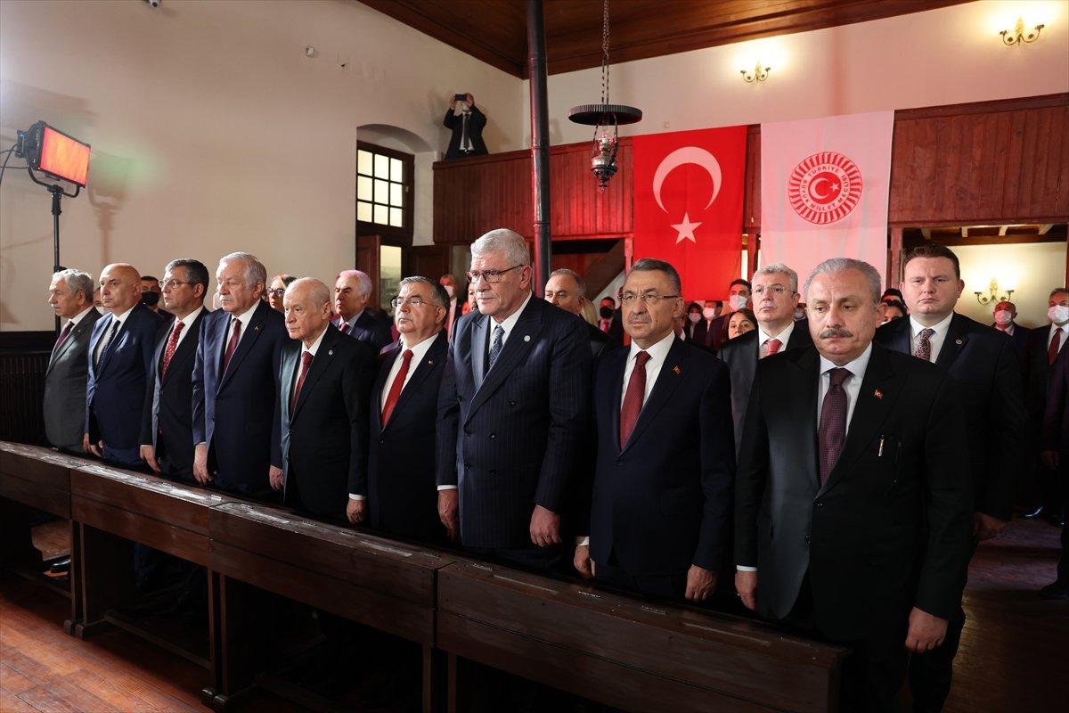 Mustafa Şentop, Birinci Meclis'te konuştu