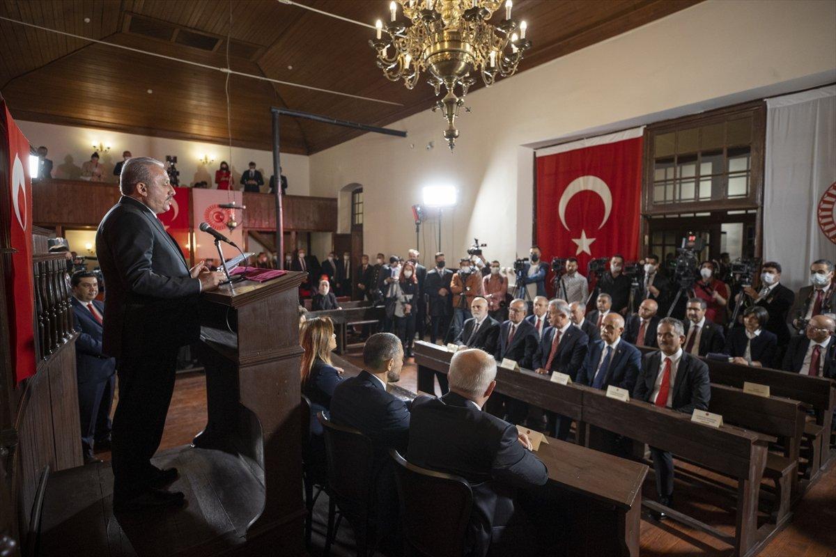 Mustafa Şentop, Birinci Meclis'te konuştu