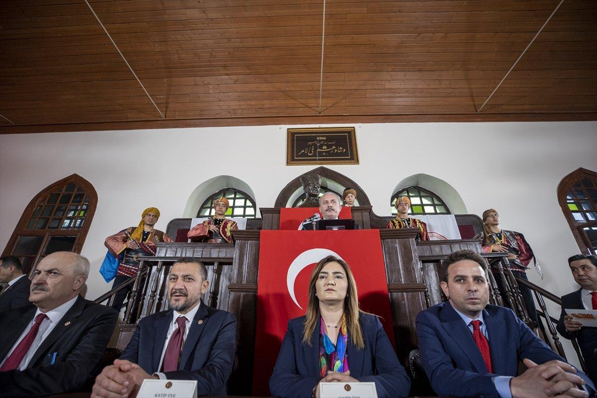 Mustafa Şentop, Birinci Meclis'te konuştu