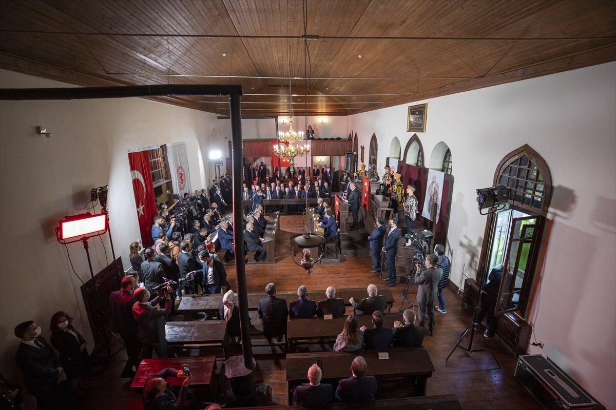 Mustafa Şentop, Birinci Meclis'te konuştu