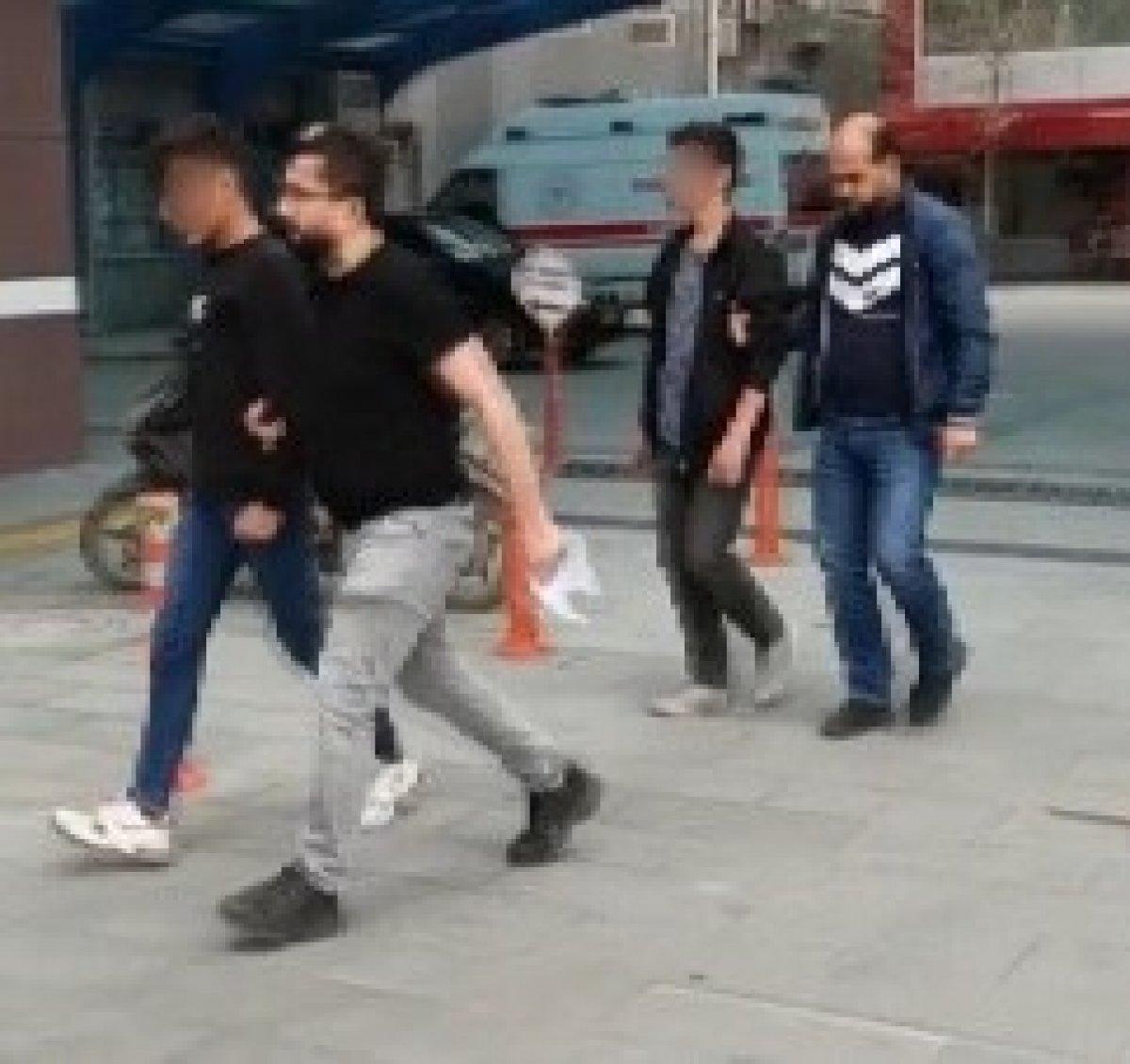 Konya'da güvenlik kameralarını parçalayan çocuklar