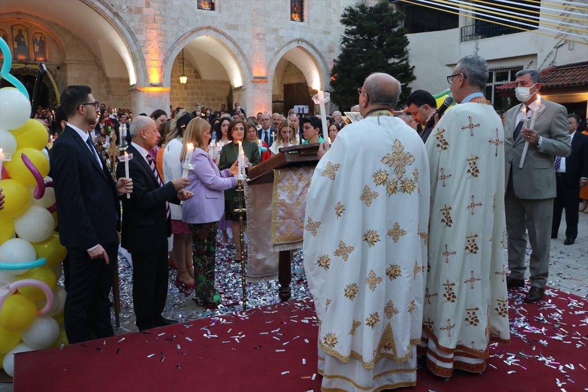 Hatay'da Hristiyanlar, Paskalya Bayramı'nı kutladı
