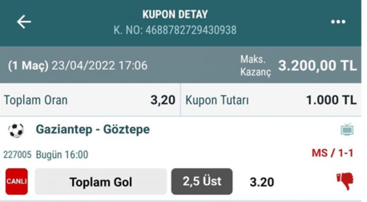 Bahis kuponu yatan taraftar, Muhammet Demir'i CİMER'e şikayet etti