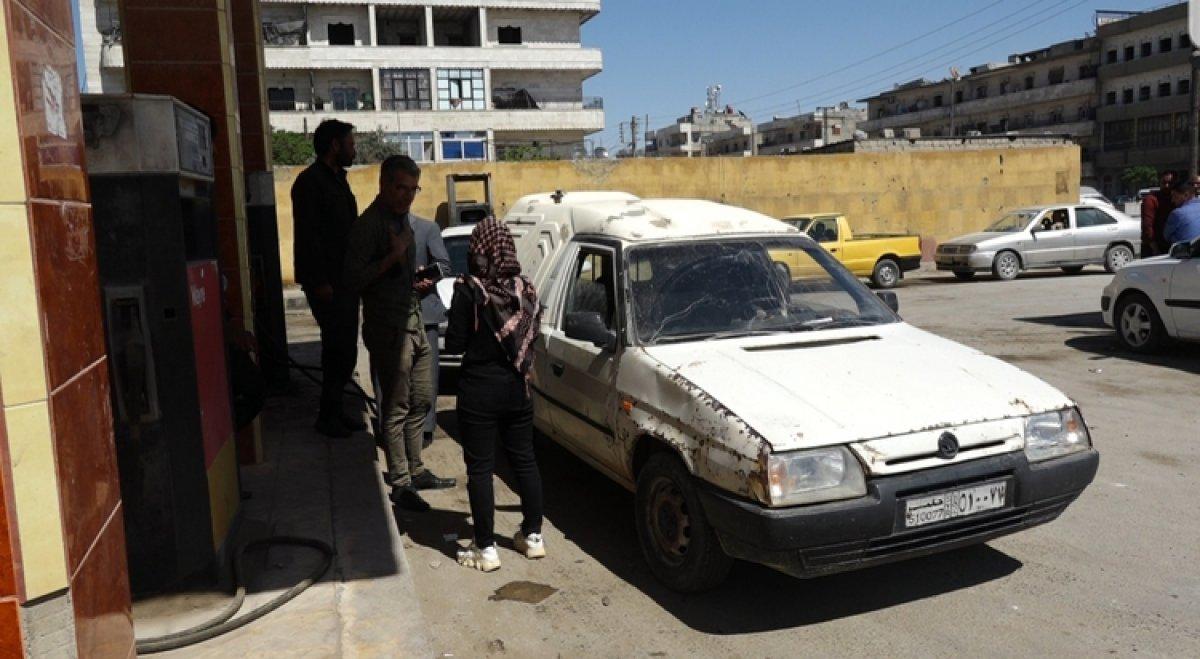 Münbiç'te PKK dayatması: Yakıt tek istasyondan kısıtlı veriliyor