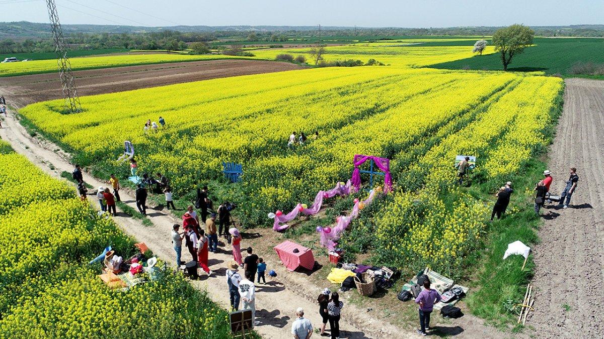 Trakya'nın verimli toprakları fotoğrafçıların ilgi odağı