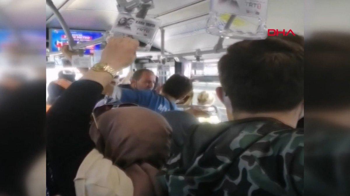 İstanbul'da metrobüsteki kadına psikolojik zorbalık
