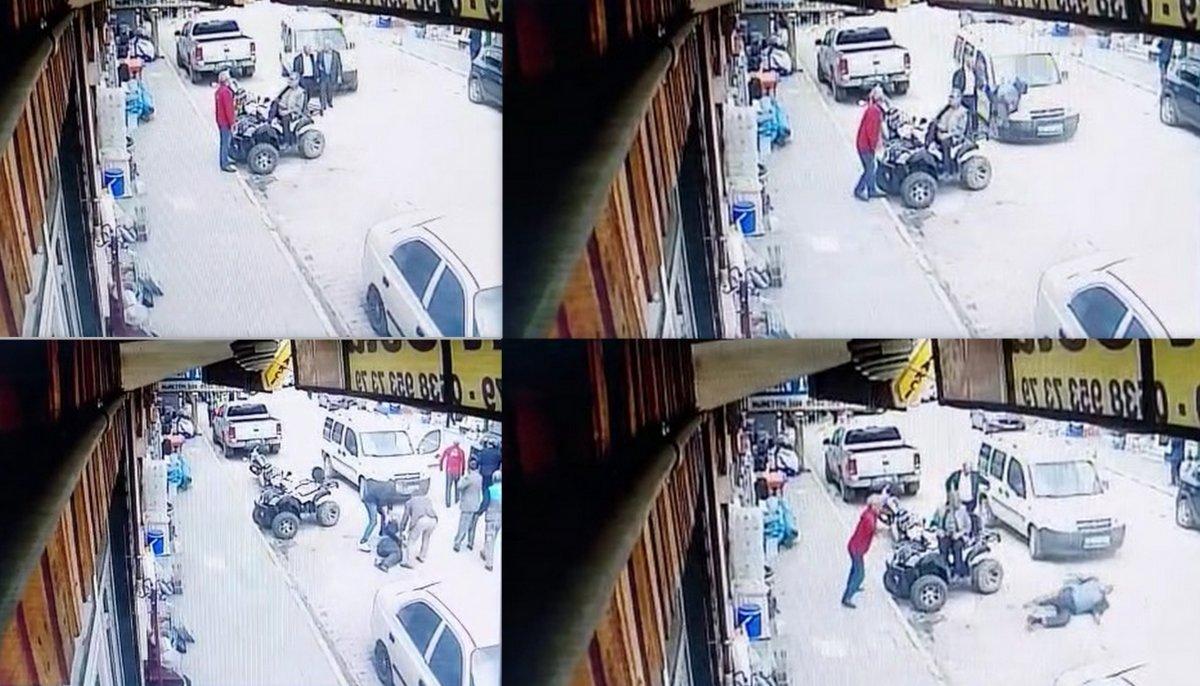 Erzincan'da aracıyla husumetlisine çarptı