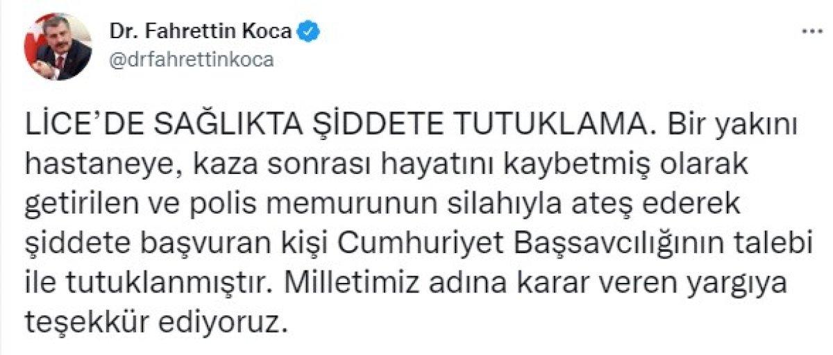 Diyarbakır'da sağlık çalışanlarına saldıran hasta yakını tutuklandı