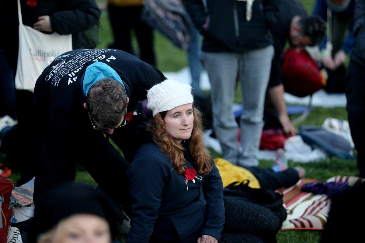 Anzak Koyu'nda geleneksel 'Şafak Ayini'