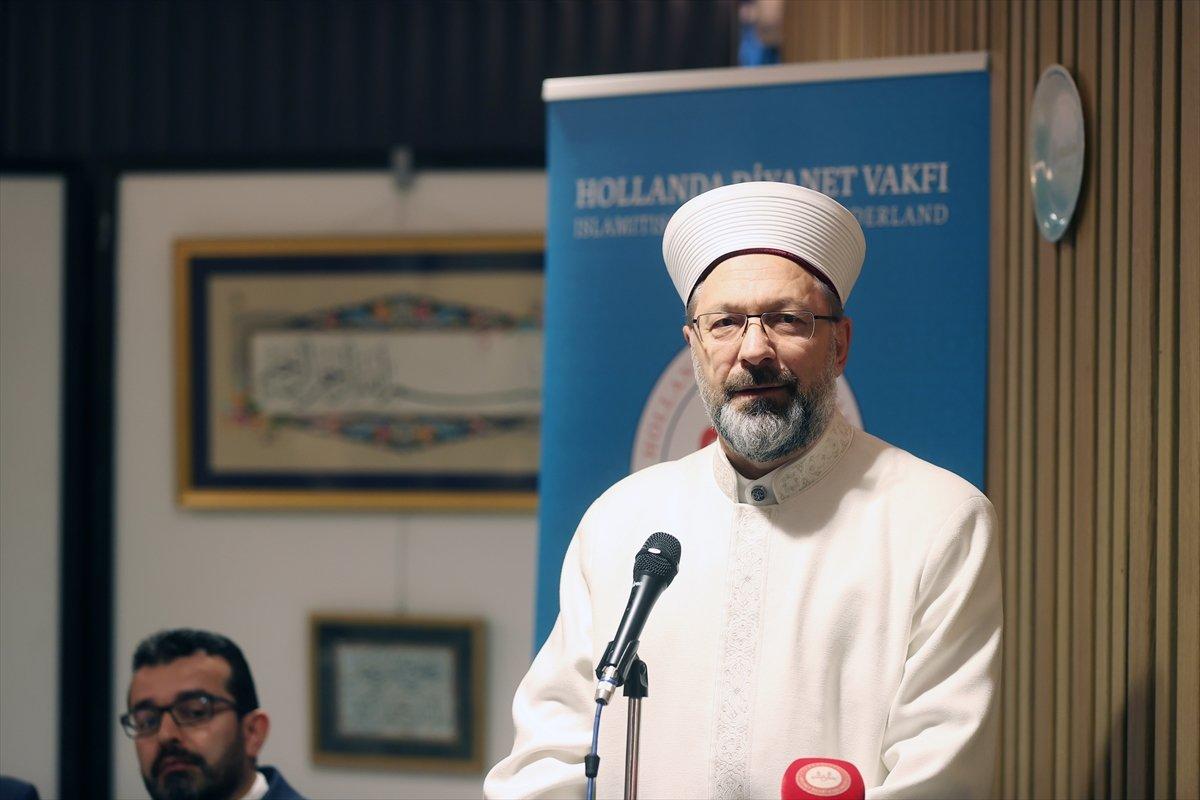 Ali Erbaş'tan Avrupa'da 'örnek Müslüman' vurgusu