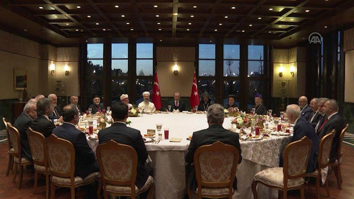 Cumhurbaşkanı Erdoğan, dini azınlık temsilcileri ile iftar yaptı