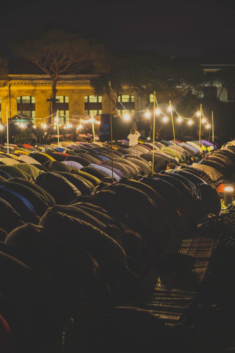 Boğaziçi Üniversitesi'nde iftar ve namaz