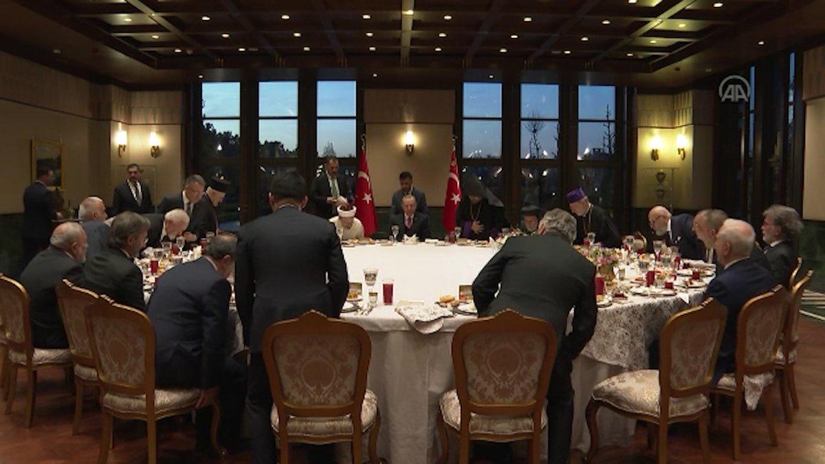 Cumhurbaşkanı Erdoğan, dini azınlık temsilcileri ile iftar yaptı