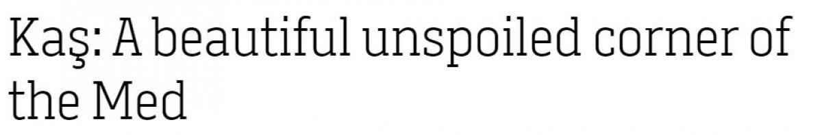 CNN, Kaş'ın tarihi ve turistik özelliklerini yazdı