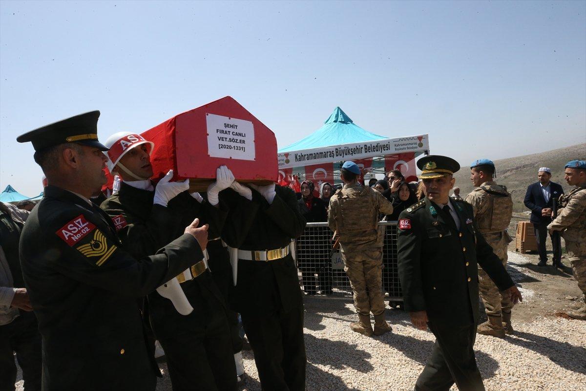 Şehitler Doğukan Korkmaz, Fırat Canlı ve Yunus Kalkan’a veda