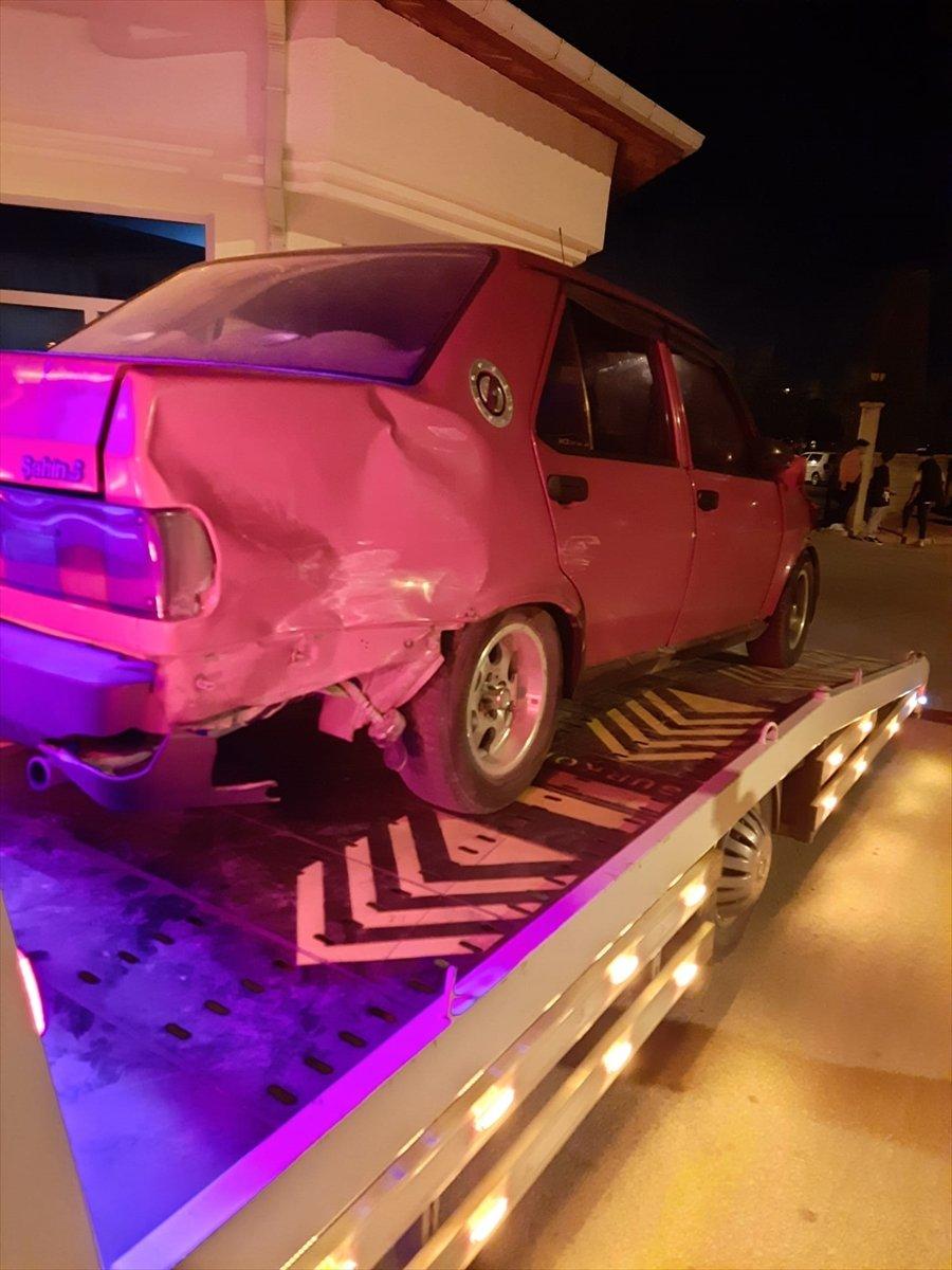 Konya'da kazayla biten drift