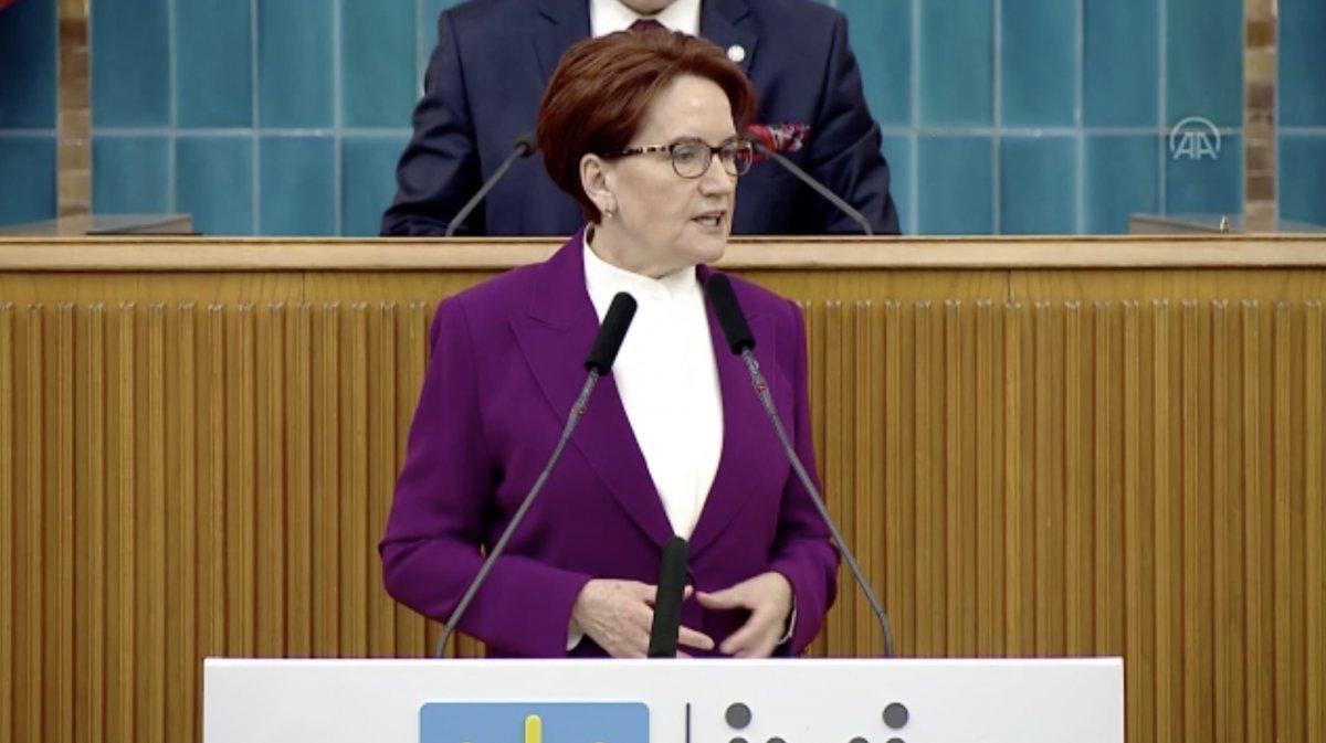 Meral Akşener, prompterı bozulunca konuşamadı