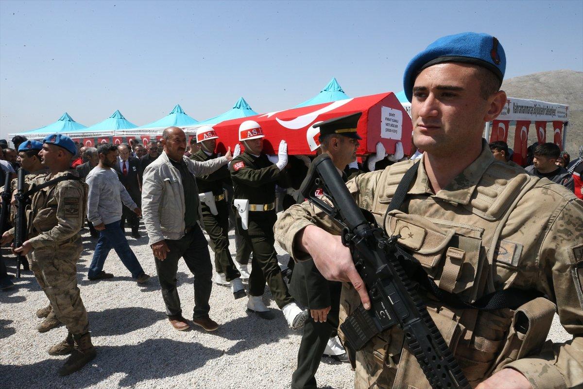 Şehitler Doğukan Korkmaz, Fırat Canlı ve Yunus Kalkan’a veda