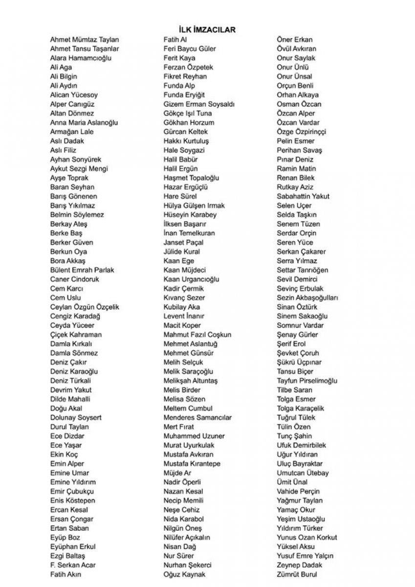 117 sinemacıdan Gezi bildirisi