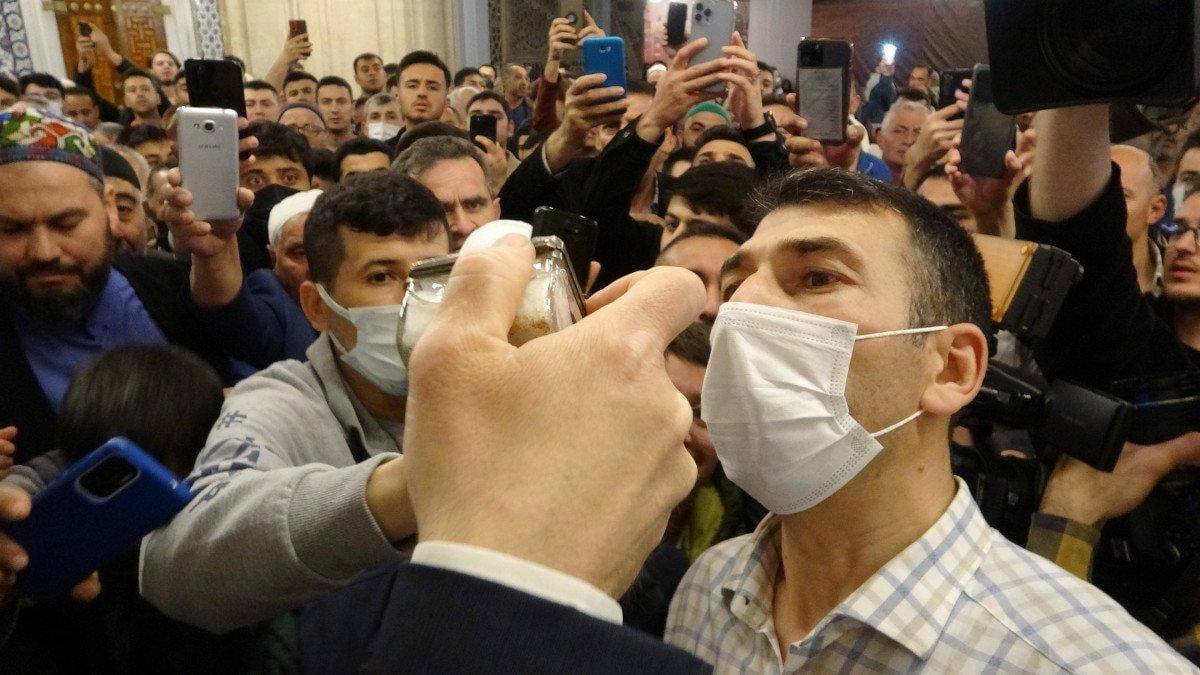 Edirne’de Sakal-ı Şerif izdihamı