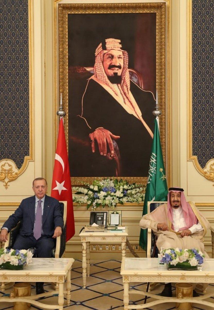 Cumhurbaşkanı Erdoğan, Suudi Arabistan'da