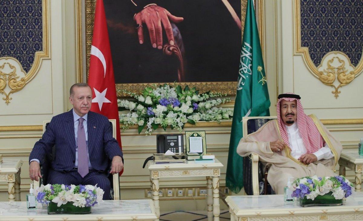 Cumhurbaşkanı Erdoğan, Suudi Arabistan'da
